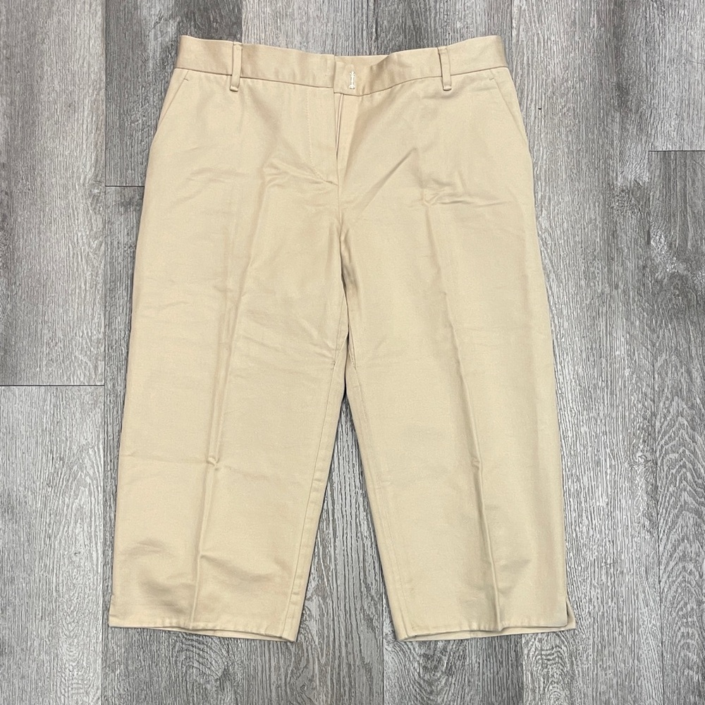 Bottega Veneta Cream Ankle Pants
